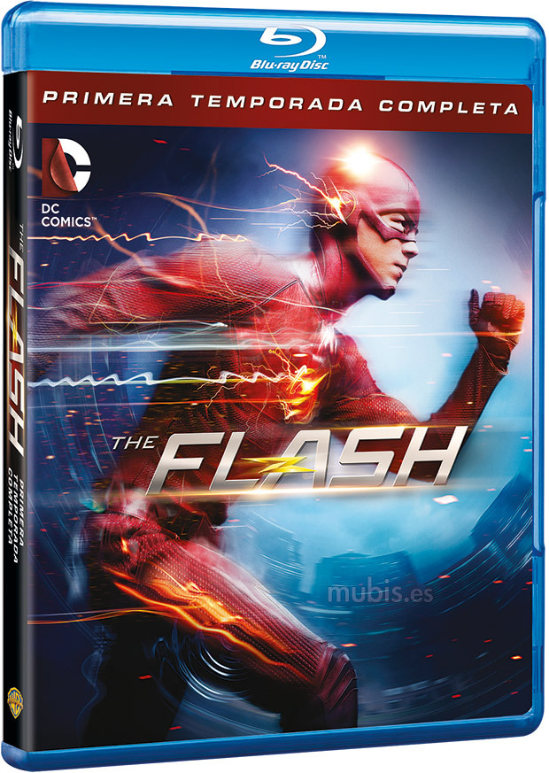 Diseño de la carátula de The Flash - Primera Temporada (con Cómic) en Blu-ray 1