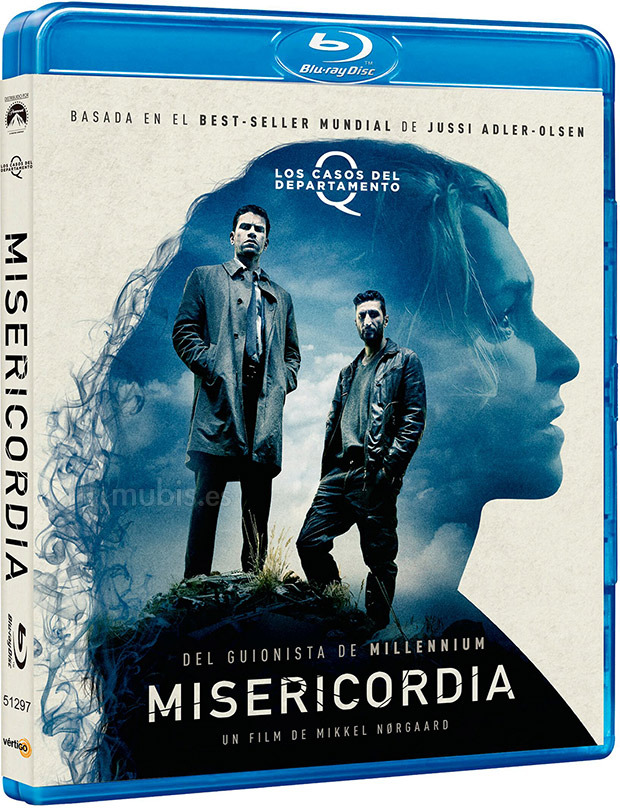 Diseño de la carátula de Misericordia (Los Casos del Departamento Q) en Blu-ray 1
