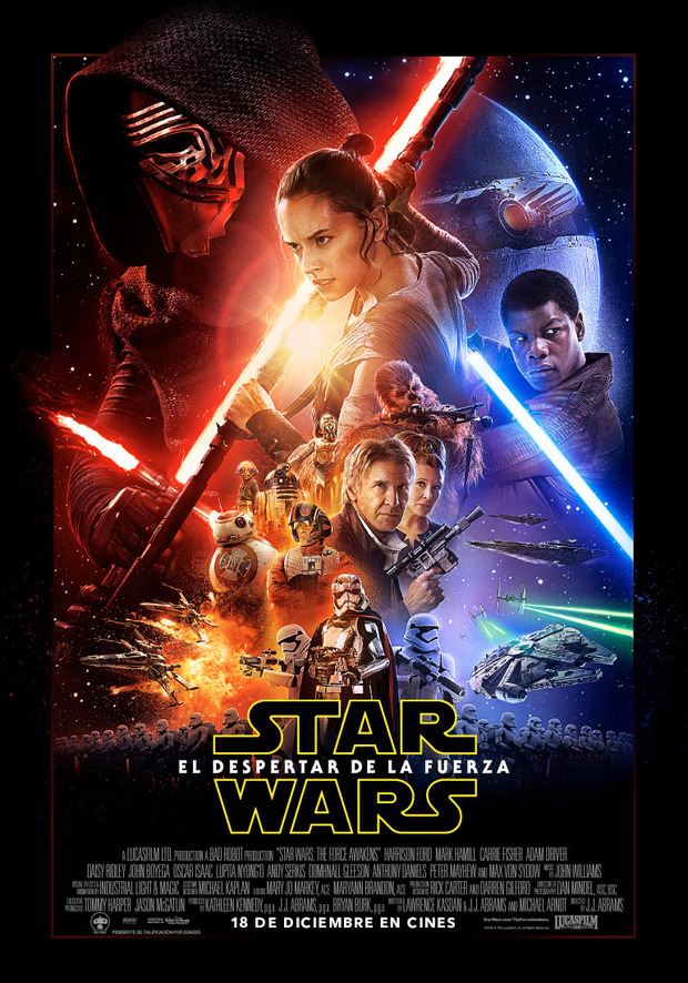 Primer póster oficial de Star Wars: El Despertar de la Fuerza