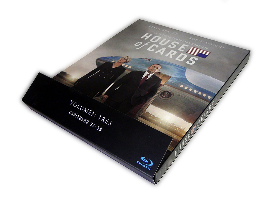 Fotografías de la tercera temporada de House of Cards en Blu-ray 1