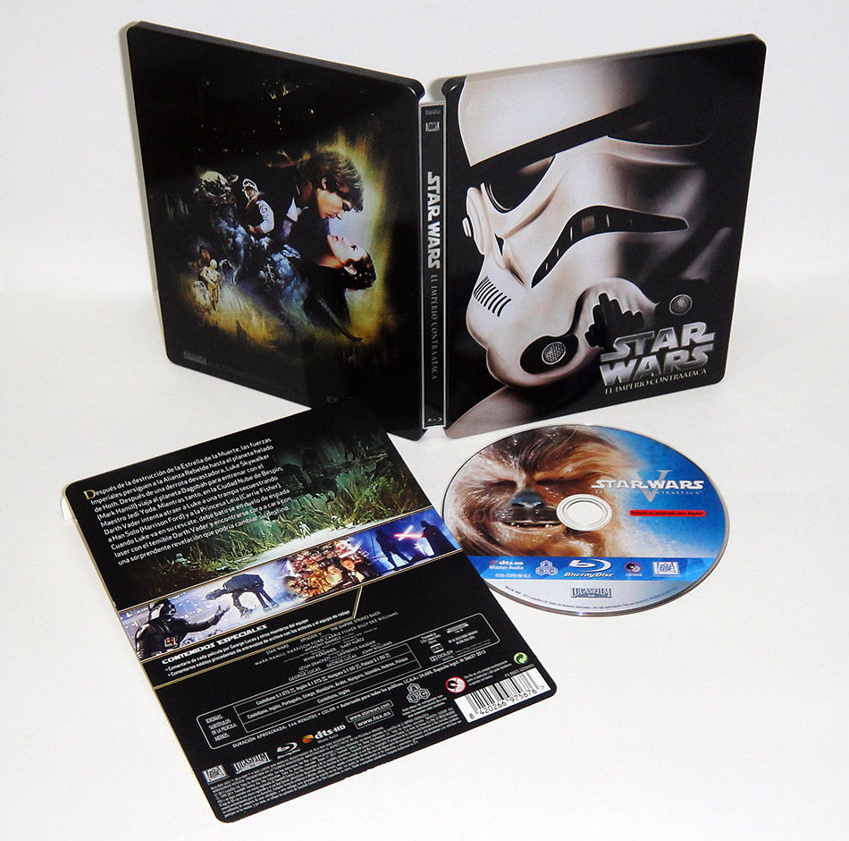 Fotografías del Steelbook de Star Wars Episodio V: El Imperio Contraataca en Blu-ray 14
