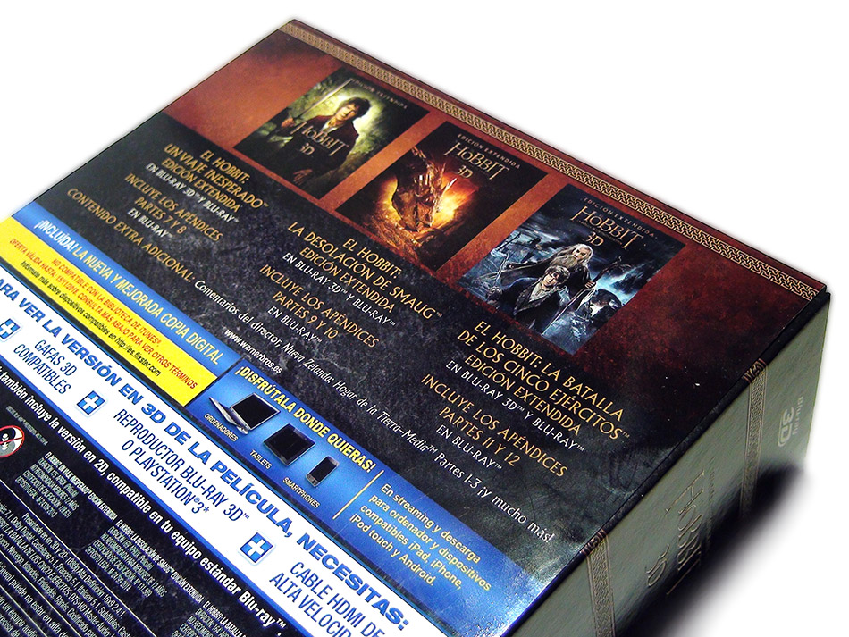 Fotografías de la Trilogía extendida de El Hobbit en Blu-ray 3D 7