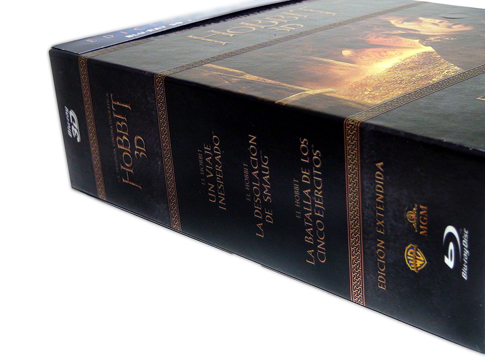 Fotografías de la Trilogía extendida de El Hobbit en Blu-ray 3D