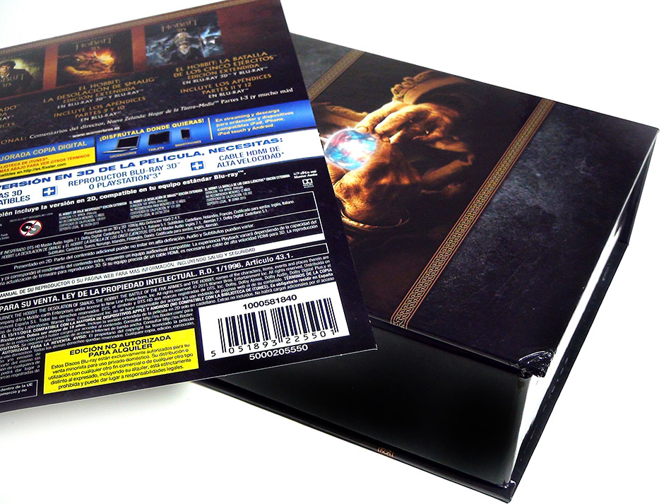 Fotografías de la Trilogía extendida de El Hobbit en Blu-ray 3D 9