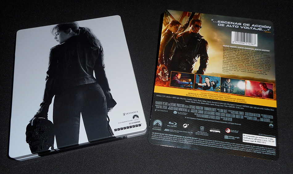 Fotografías del Steelbook de Terminator: Génesis en Blu-ray 8