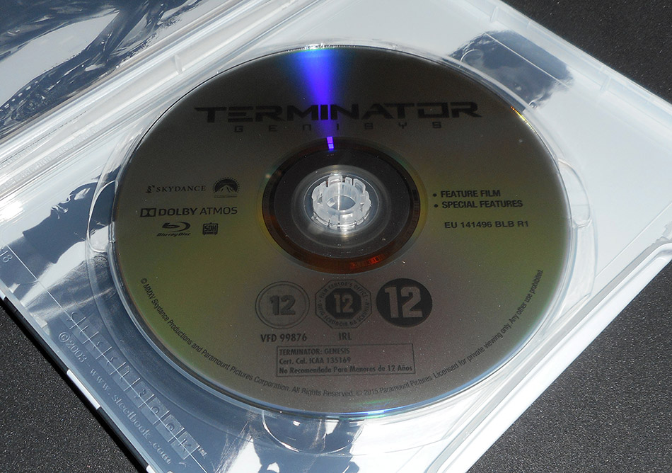Fotografías del Steelbook de Terminator: Génesis en Blu-ray 9