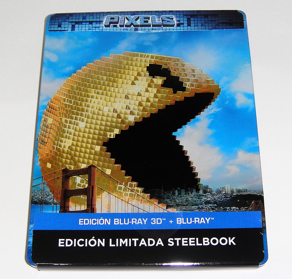 Fotografías del Steelbook de Pixels en Blu-ray 1