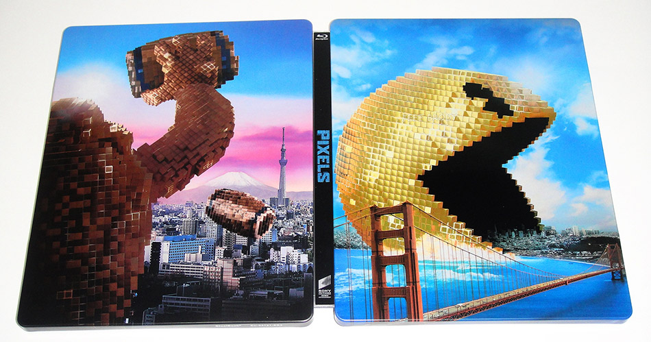 Fotografías del Steelbook de Pixels en Blu-ray 8