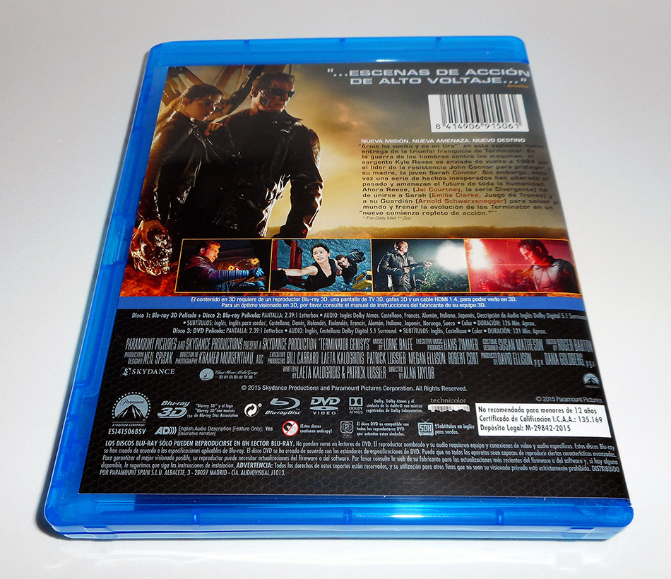Fotografías de la edición Calavera de Terminator: Génesis en Blu-ray 8