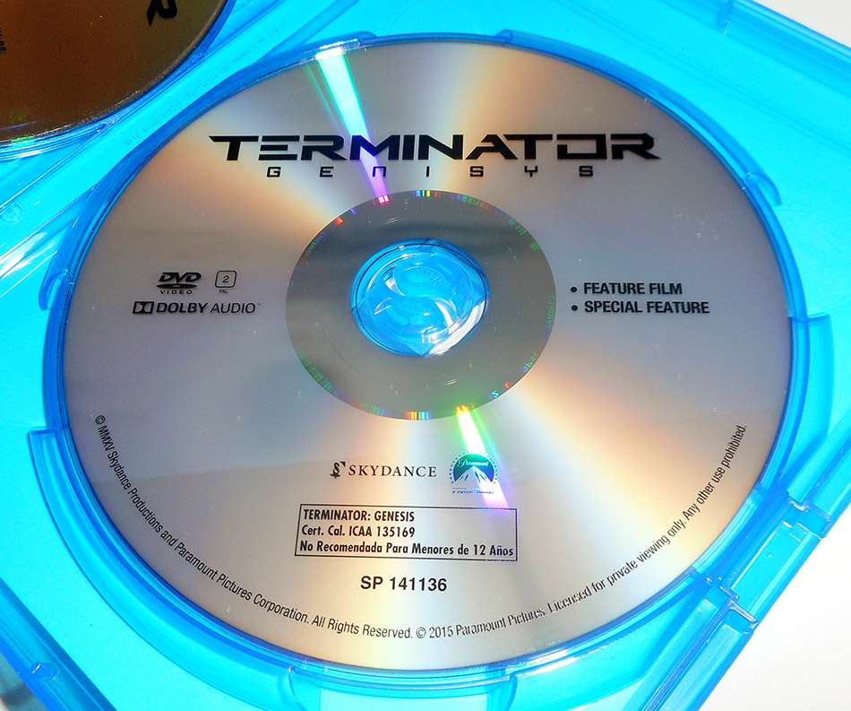 Fotografías de la edición Calavera de Terminator: Génesis en Blu-ray 14