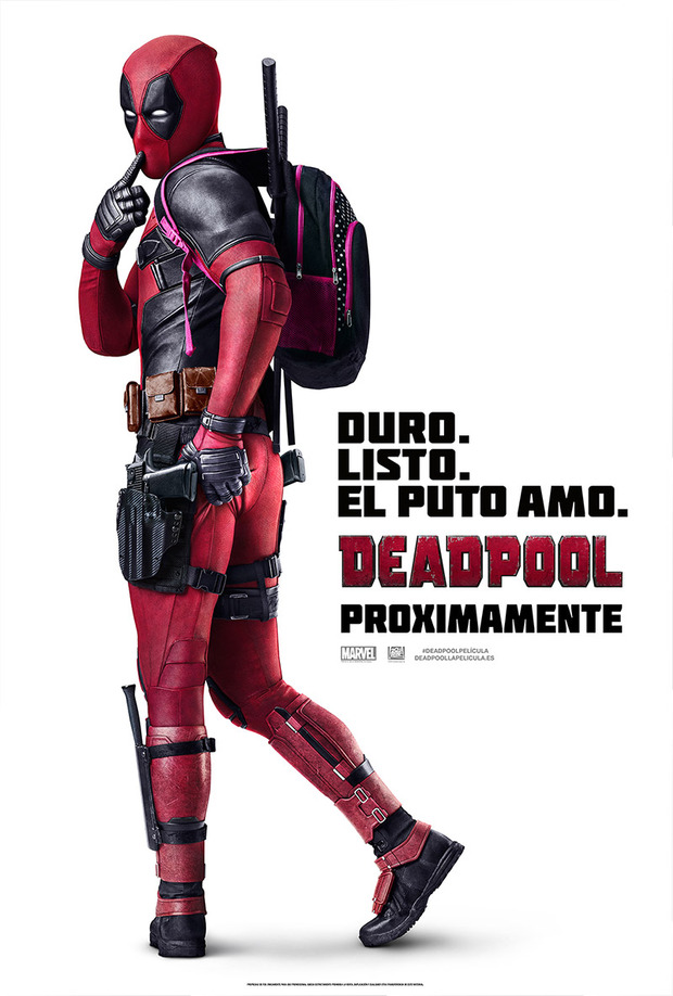 Fecha de estreno y nuevo póster para Deadpool en España
