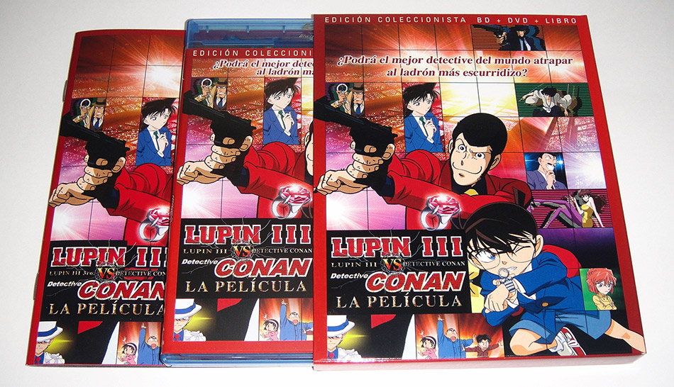Fotografías de la ed. coleccionista de Lupin III vs. Detective Conan en Blu-ray 9