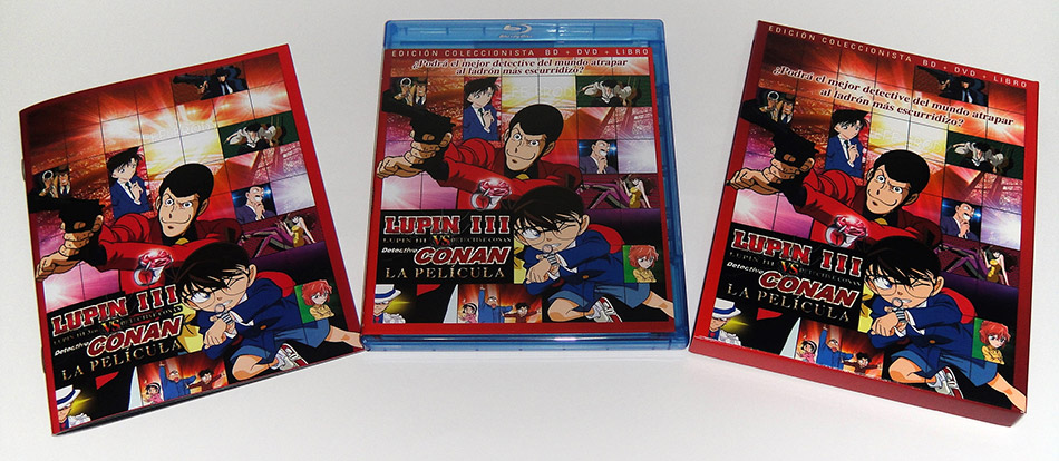 Fotografías de la ed. coleccionista de Lupin III vs. Detective Conan en Blu-ray 16