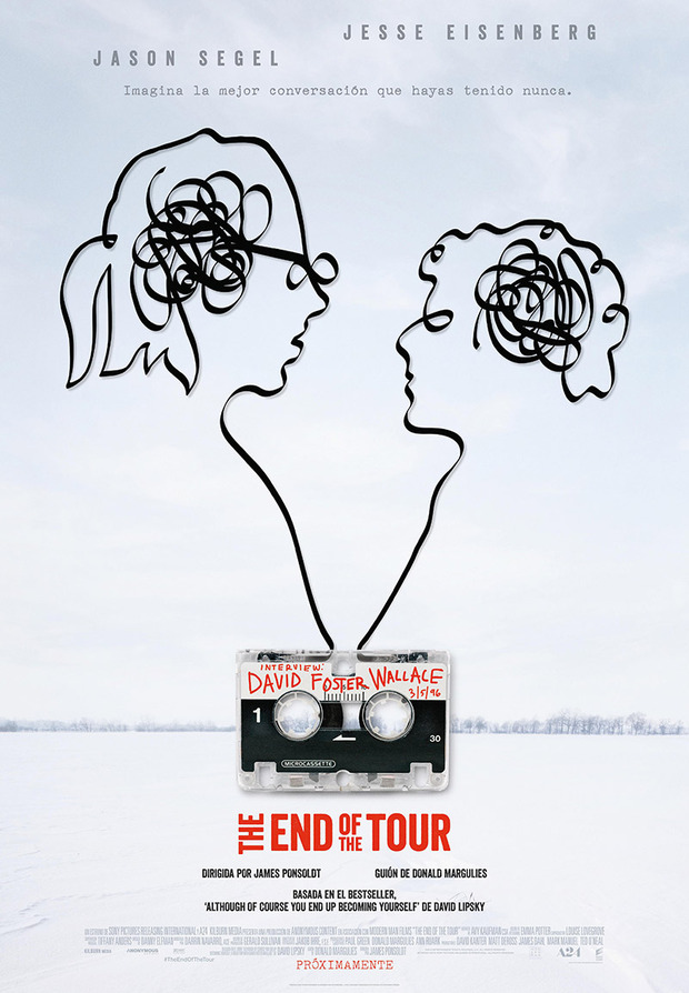 Tráiler y cartel de The End of the Tour con Jesse Eisenberg 2