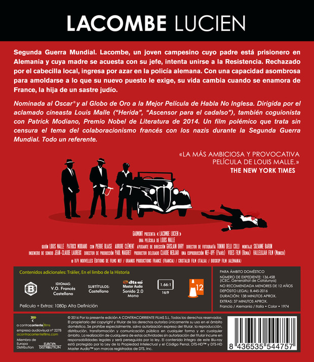 Detalles del Blu-ray de Lacombe Lucien 3