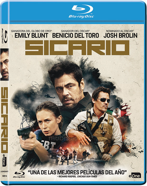 Desvelada la carátula del Blu-ray de El Sicario 1