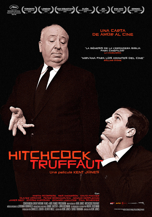 Teaser tráiler y póster del documental Hitchcock/Truffaut