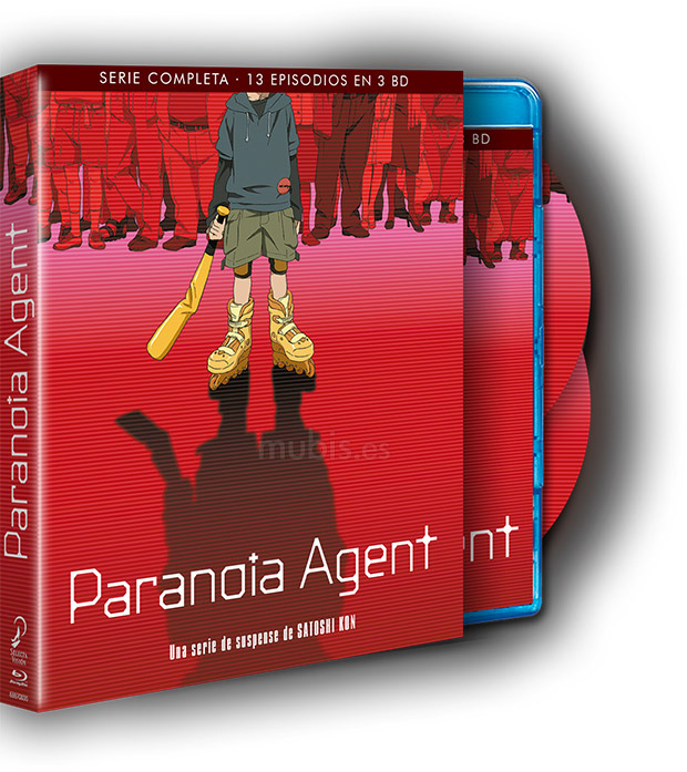 Diseño de la carátula de Paranoia Agent - Serie Completa en Blu-ray 1