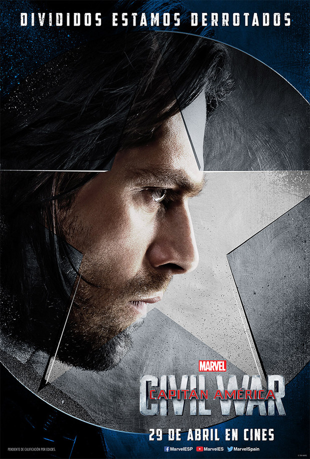 Pósters de personajes de Capitán América: Civil War 11