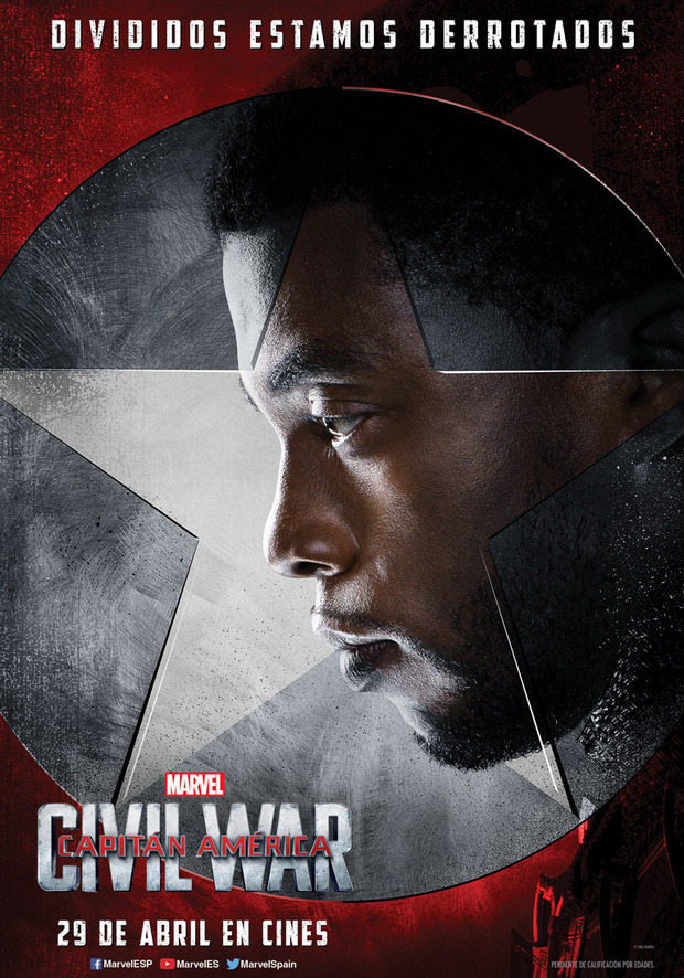 Pósters de personajes de Capitán América: Civil War 5