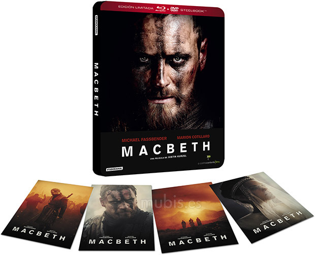 Desvelada la carátula del Blu-ray de Macbeth - Edición Metálica 2