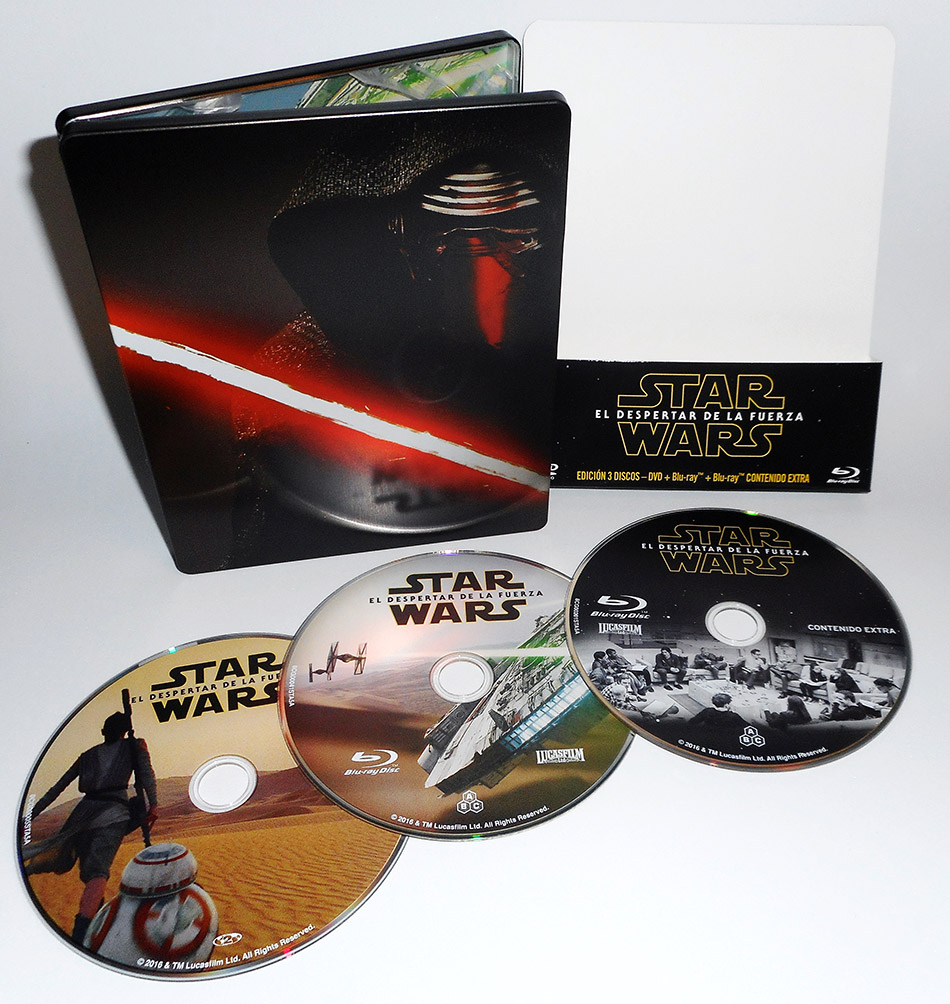 Fotografías del Steelbook de Star Wars: El Despertar de la Fuerza en Blu-ray 12