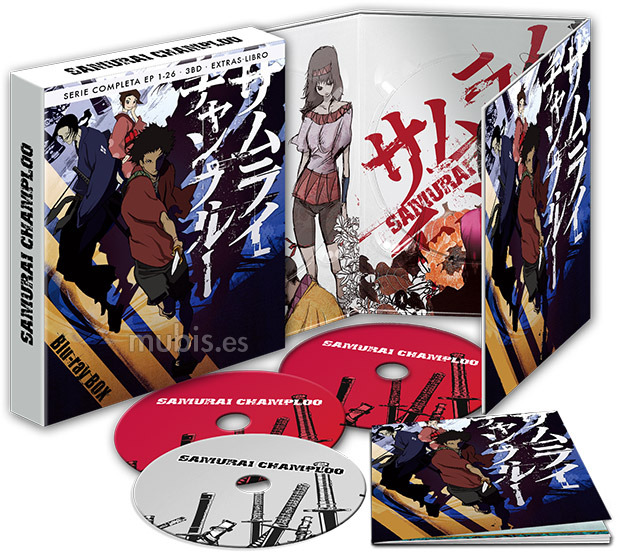 Anuncio oficial del Blu-ray de Samurai Champloo - Edición Coleccionista 1