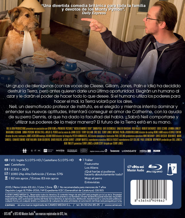 Carátula completa del Blu-ray de Absolutamente Todo 3