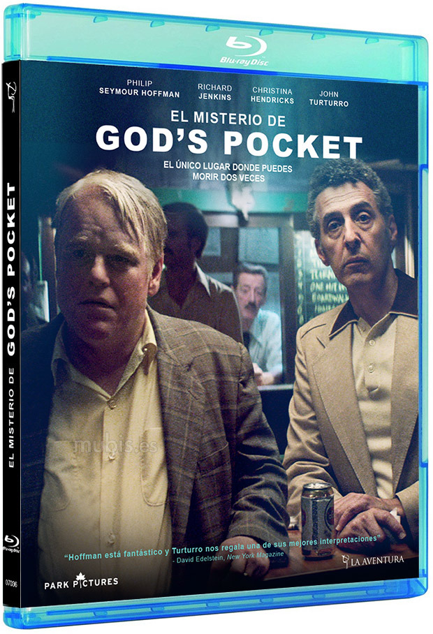 Carátula en plano de El Misterio de God's Pocket en Blu-ray 1