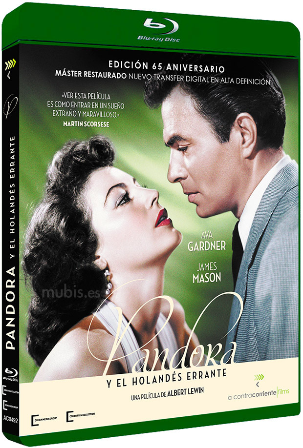 Contenidos extra del Blu-ray de Pandora y el Holandés Errante - Edición 65º Aniversario 1