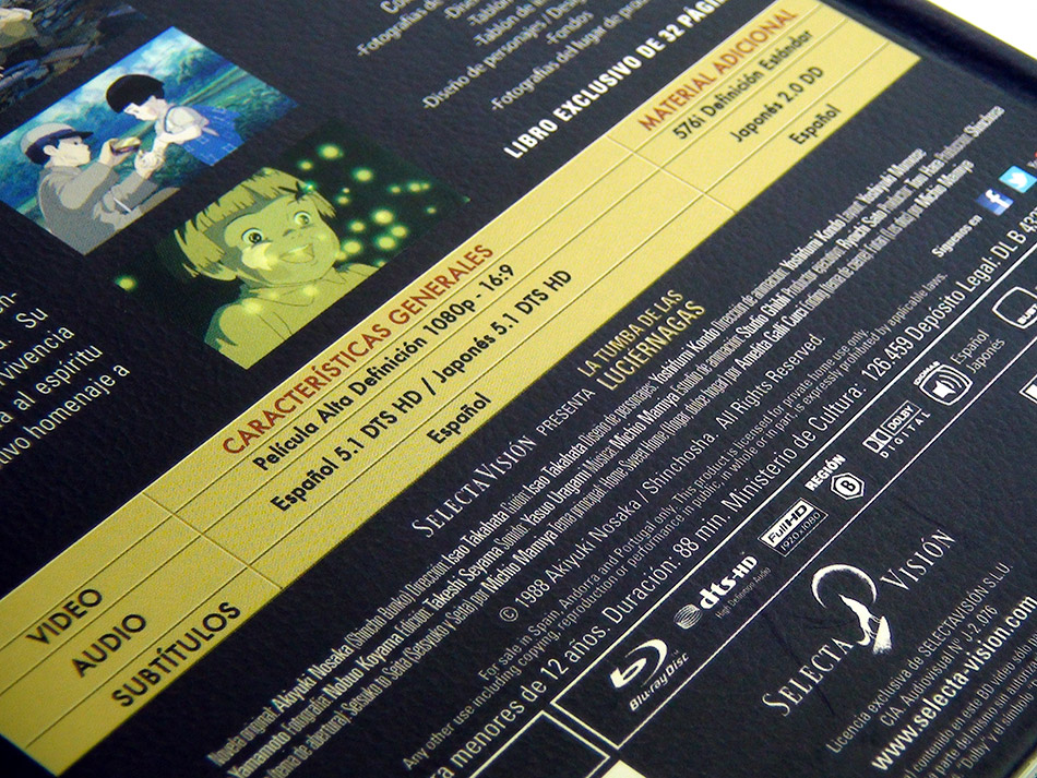 Fotografías de la edición Deluxe de La Tumba de las Luciérnagas en Blu-ray 6