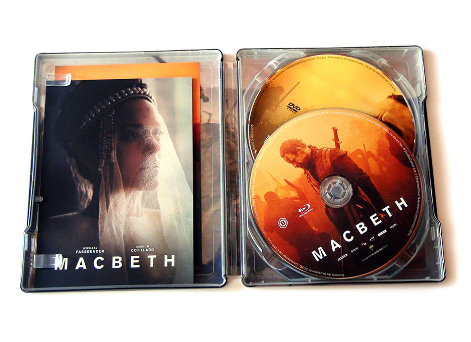 Fotografías del Steelbook de Macbeth en Blu-ray 13