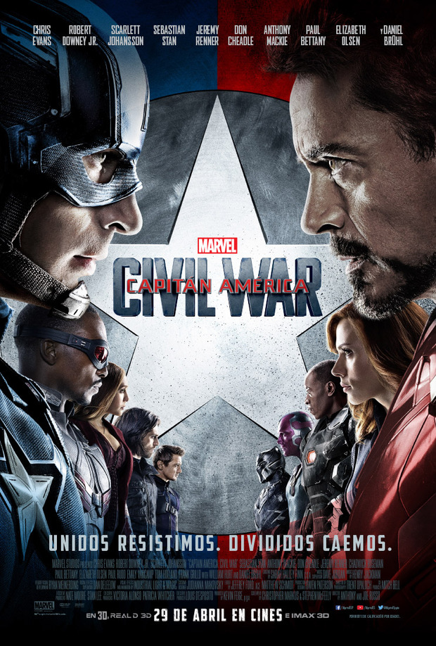 Fecha de salida del Blu-ray de Capitán América: Civil War 1