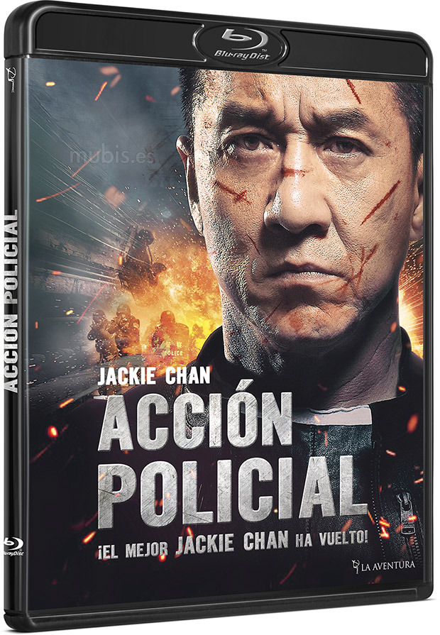 Carátula completa del Blu-ray de Acción Policial 1