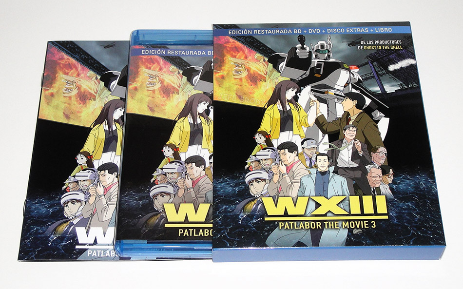Fotografías de la ed. coleccionista de WXIII: Patlabor the Movie 3 en Blu-ray 5