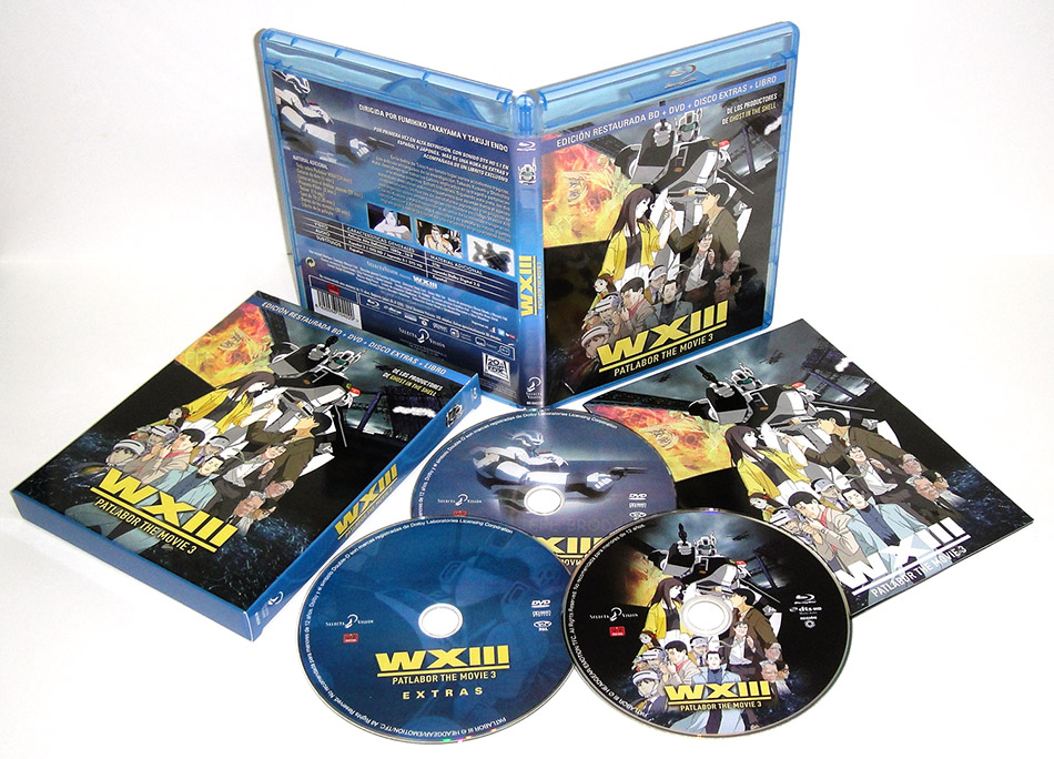 Fotografías de la ed. coleccionista de WXIII: Patlabor the Movie 3 en Blu-ray 13
