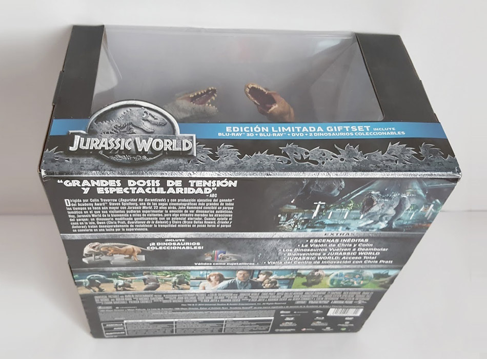 Fotografías de la edición limitada con figuras de Jurassic World en Blu-ray 6
