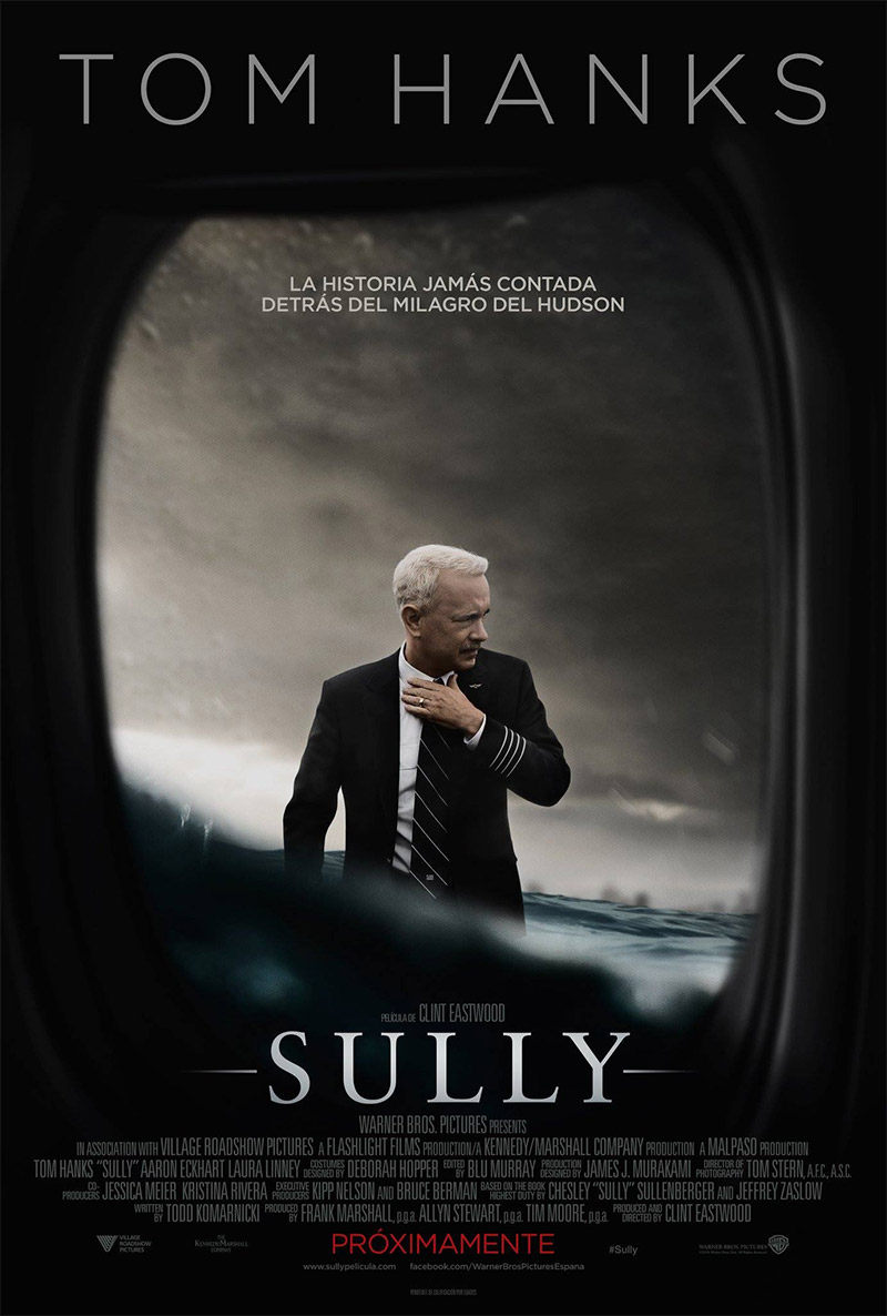 Trailer de Sully, dirigida por Clint Eastwood y protagonizada por Tom Hanks