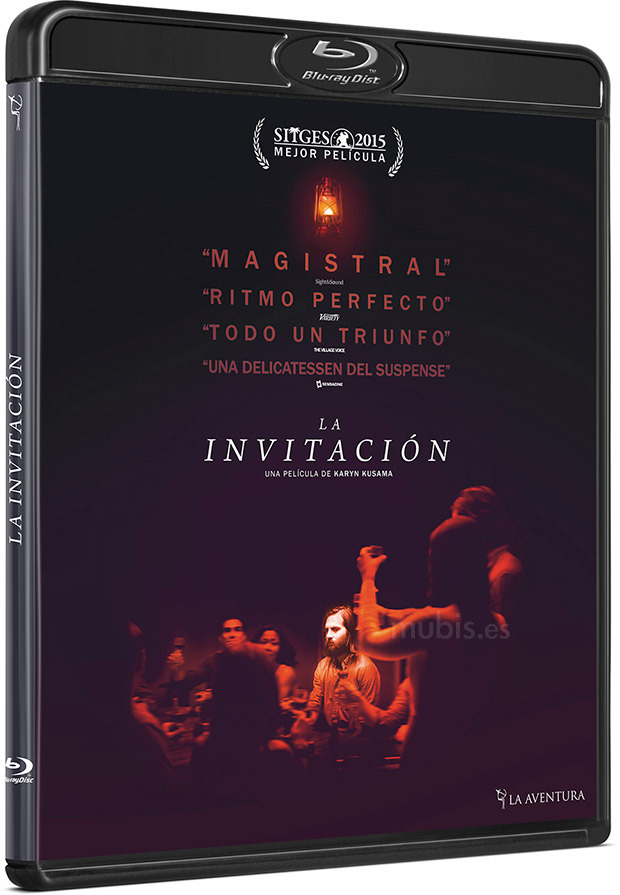 Diseño de la carátula de La Invitación en Blu-ray 1