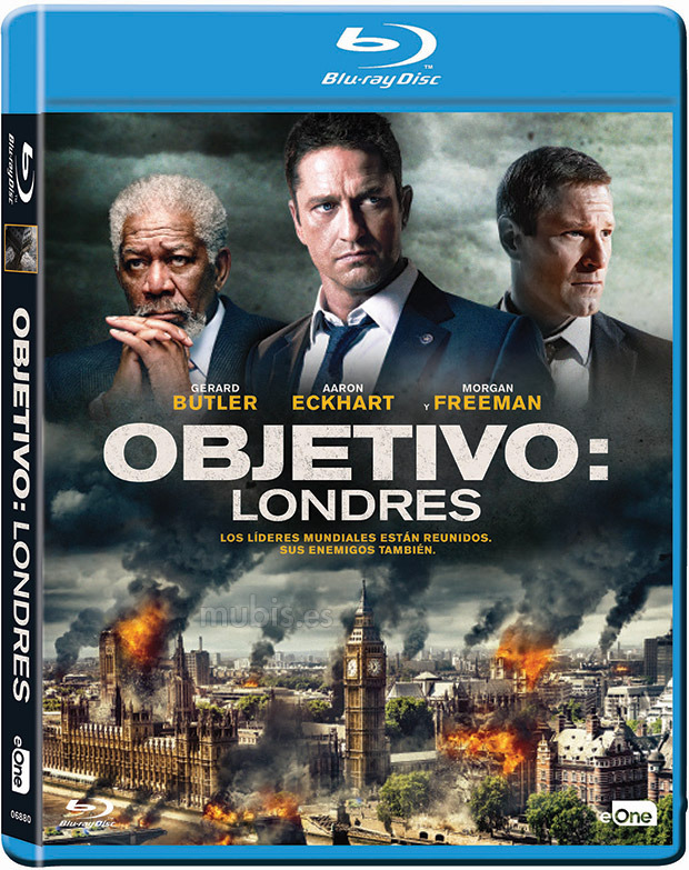 Diseño de la carátula de Objetivo: Londres en Blu-ray 1