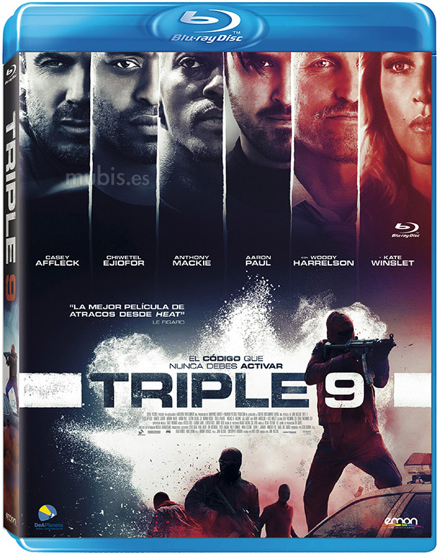 Fecha, carátula y contenidos para Triple 9 en Blu-ray