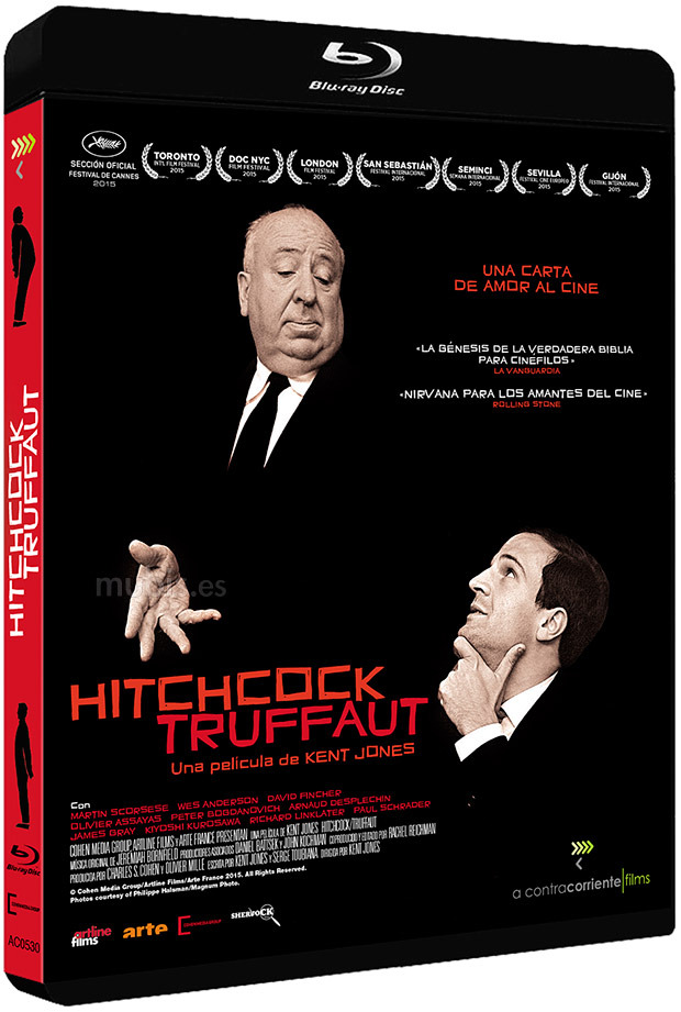 Diseño de la carátula de Hitchcock/Truffaut en Blu-ray 1