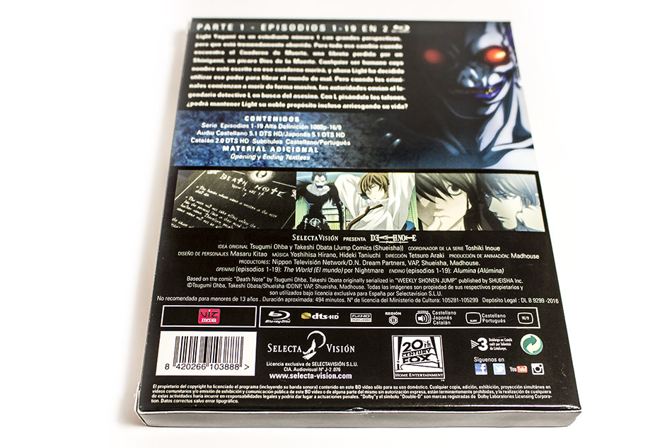 Fotografías de Death Note - Parte 1 en Blu-ray 5