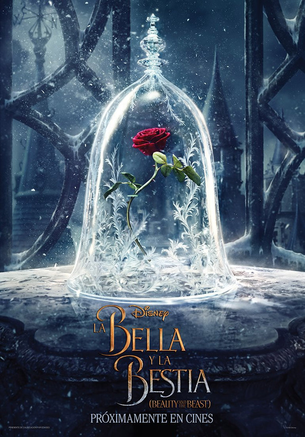 Teaser póster para España de La Bella y la Bestia 1