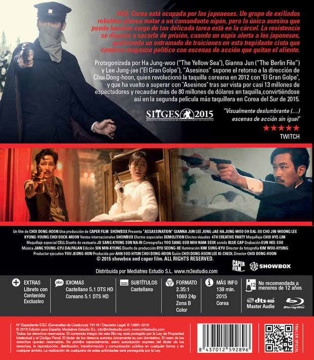 Características de Blu-ray de Asesinos 3