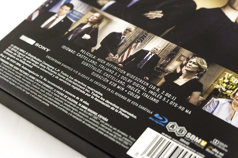 Fotografías de la cuarta temporada de House of Cards en Blu-ray 6