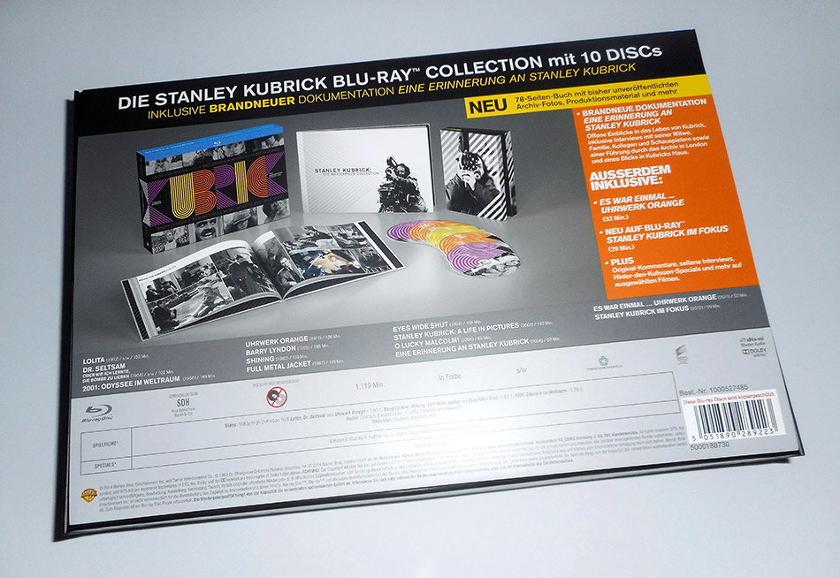 Fotografías del pack Stanley Kubrick - The Masterpiece Collection Blu-ray 4
