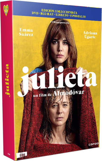 Diseño de la carátula de Julieta - Edición Coleccionista en Blu-ray 1