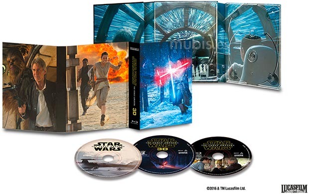 Edición coleccionista para Star Wars: El Despertar de la Fuerza en 3D