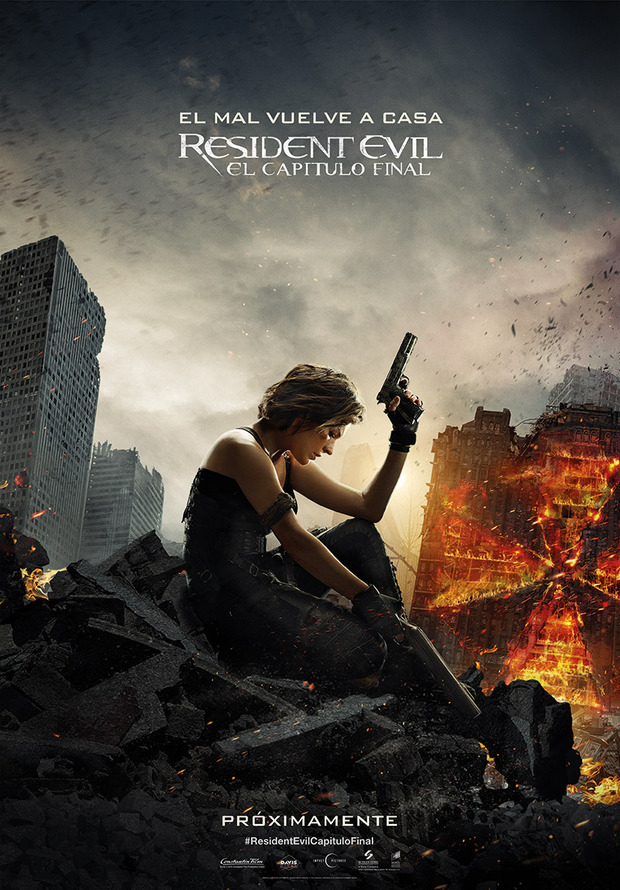 Teaser tráiler y teaser póster de Resident Evil: El Capítulo Final